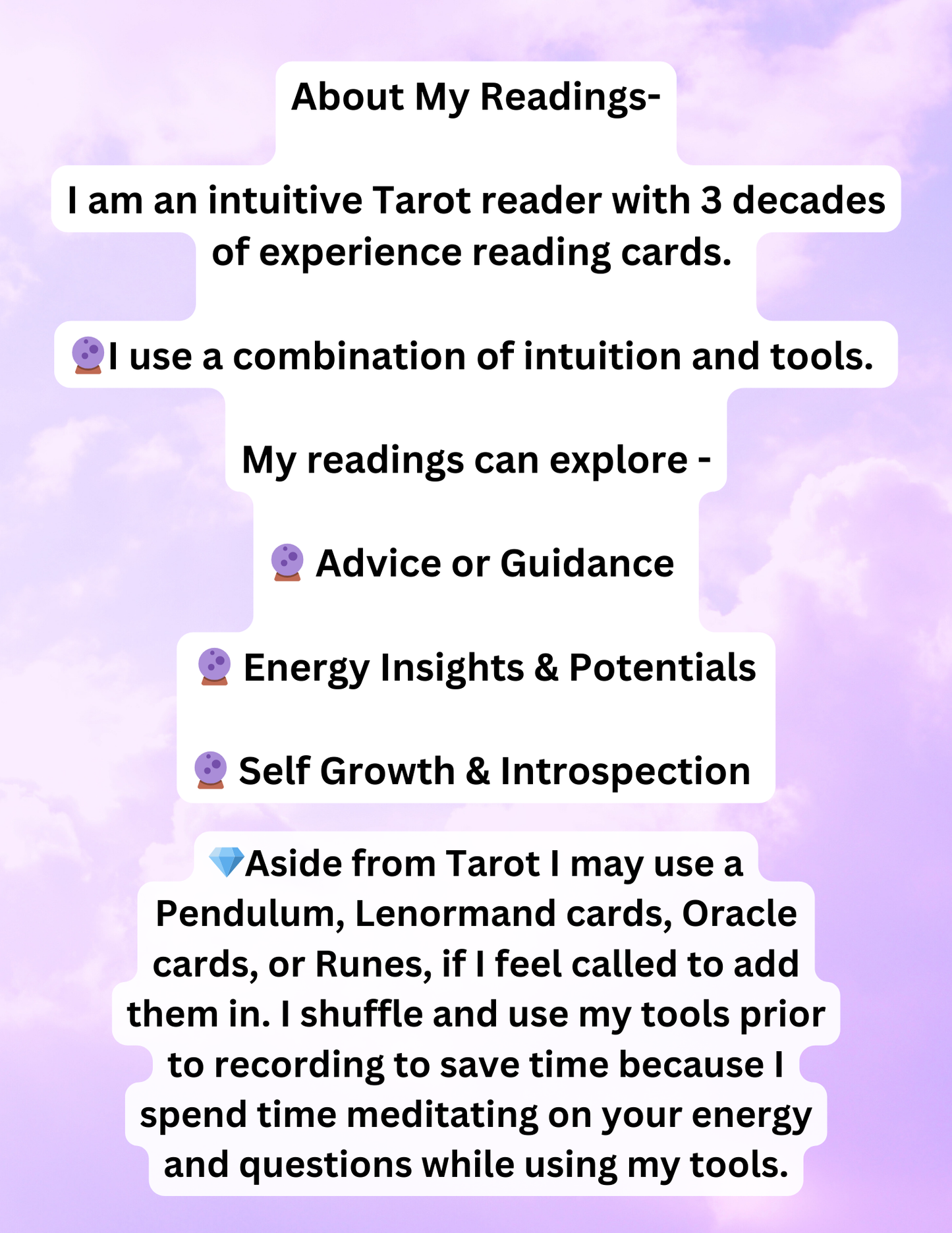 5 Minute Mini Tarot Card Reading/ Recorded Video Response