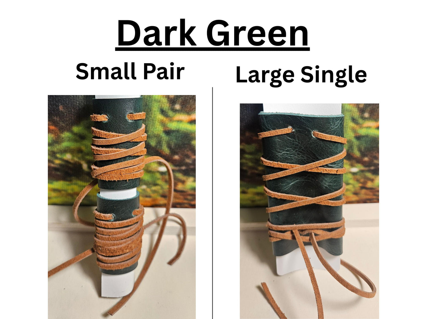 Leather Hair Wraps/ Leather and Suede Ponytail Holders/ Small Pair or Single Large/ Hair Cuffs/ Biker/ Renaissance/ Choose Color/ Elven Soul