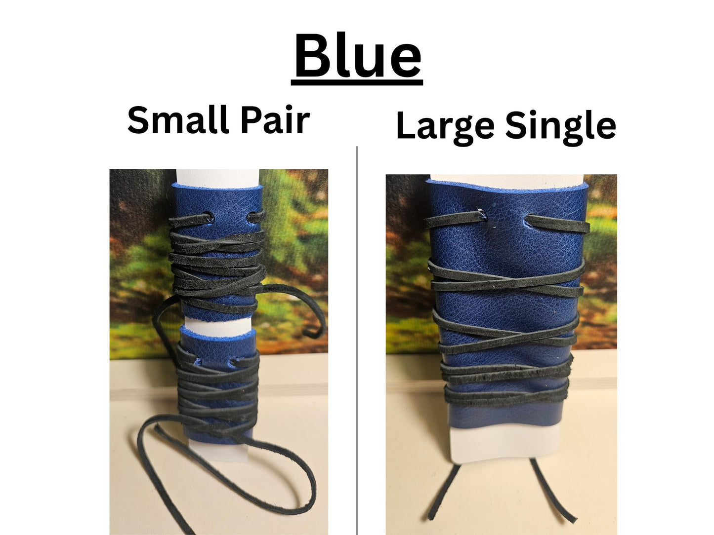 Leather Hair Wraps/ Leather and Suede Ponytail Holders/ Small Pair or Single Large/ Hair Cuffs/ Biker/ Renaissance/ Choose Color/ Elven Soul