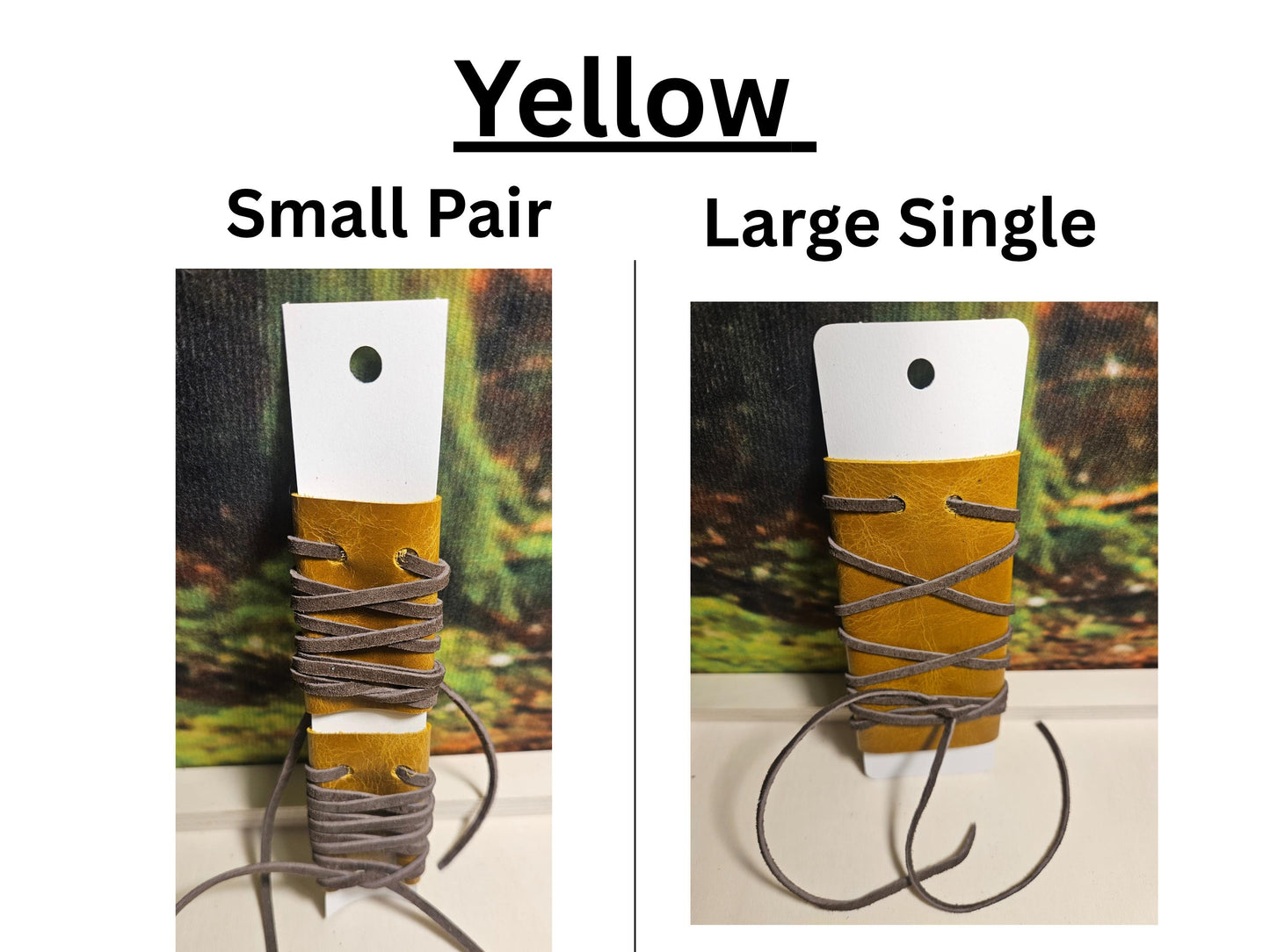 Leather Hair Wraps/ Leather and Suede Ponytail Holders/ Small Pair or Single Large/ Hair Cuffs/ Biker/ Renaissance/ Choose Color/ Elven Soul