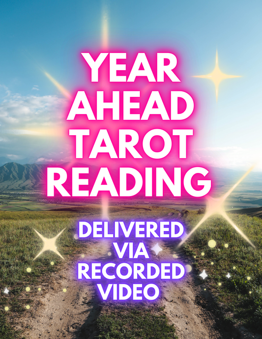 Year Ahead Tarot Card Reading/ Delivered via Recorded Video Within 72 Hours